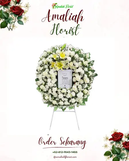 Krans Bunga Duka Sayang